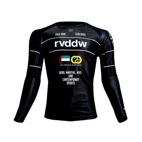 BLACK SPORTS LONG RASH GUARD