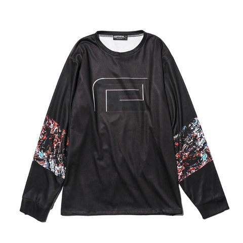 BLACK GLITTER DRY LONG SLEEVE