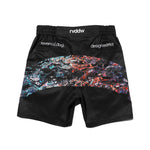 BLACK GLITTER ACTIVE SHORTS