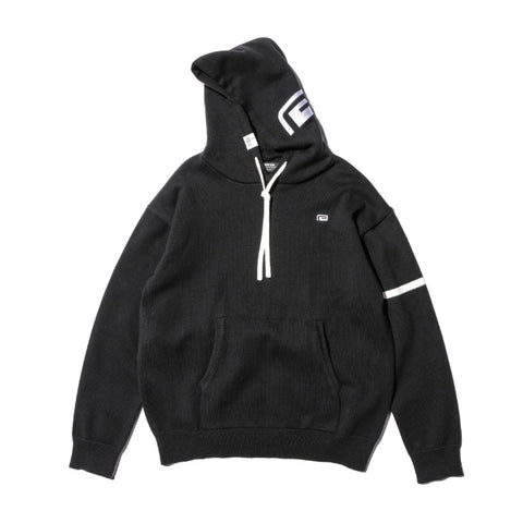 HEAD LOGO HARD KNITTING HOODY