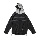 URBAN SWEAT LOGO TAPE ZIP PARKA