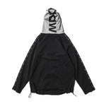 URBAN SWEAT LOGO TAPE ZIP PARKA