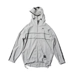 URBAN SWEAT LOGO TAPE ZIP PARKA