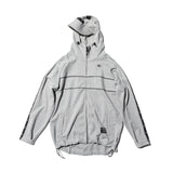 URBAN SWEAT LOGO TAPE ZIP PARKA