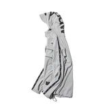 URBAN SWEAT LOGO TAPE ZIP PARKA