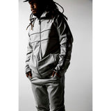 URBAN SWEAT LOGO TAPE ZIP PARKA